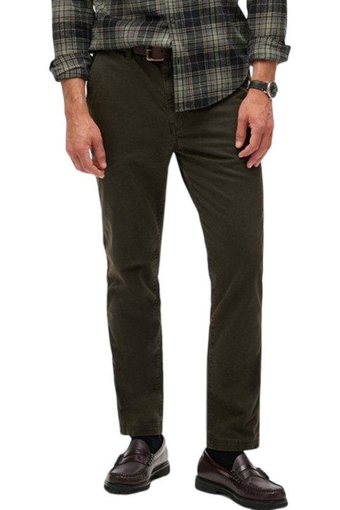 SUPERDRY D1 OVIN INTERNATIONAL CHINO ΠΑΝΤΕΛΟΝΙ ΑΝΔΡΙΚΟ GREEN