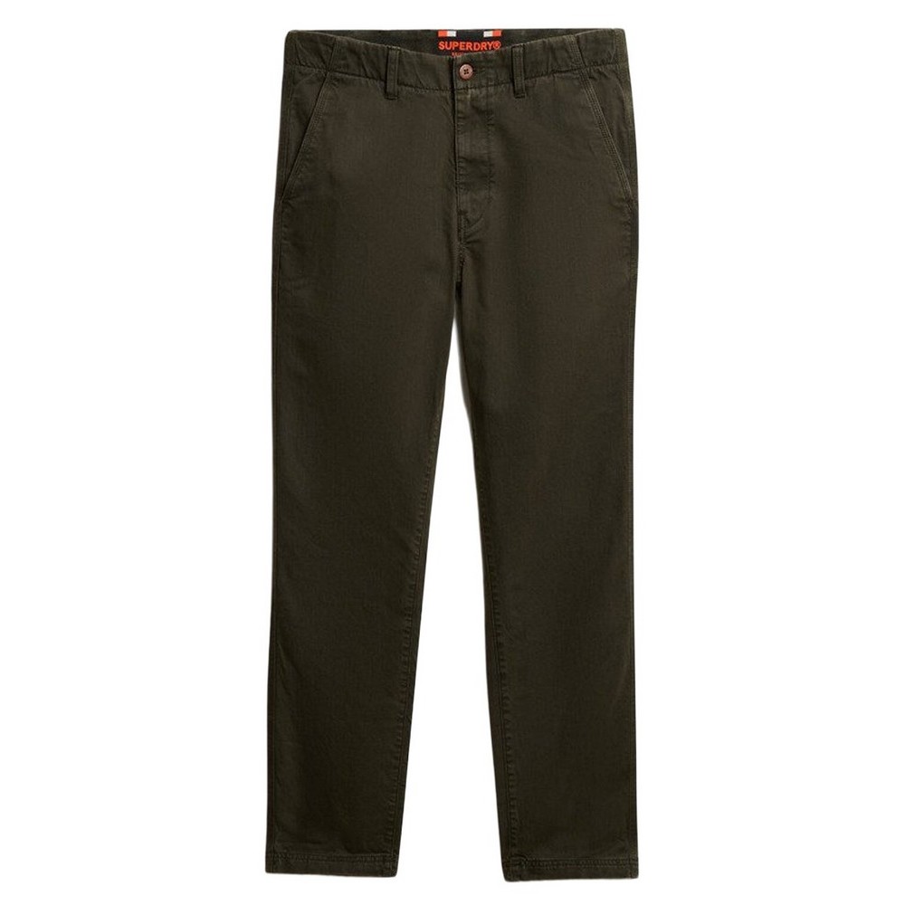SUPERDRY D1 OVIN INTERNATIONAL CHINO ΠΑΝΤΕΛΟΝΙ ΑΝΔΡΙΚΟ GREEN