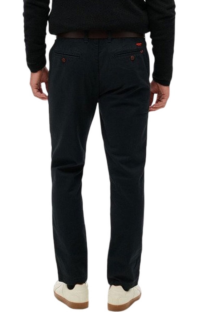 SUPERDRY D1 OVIN INTERNATIONAL CHINO ΠΑΝΤΕΛΟΝΙ ΑΝΔΡΙΚΟ WASHED BLACK