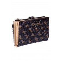 GUESS LAUREL SLG DBL ZIP ORGANIZER ΠΟΡΤΟΦΟΛΙ ΓΥΝΑΙΚΕΙΟ BROWN