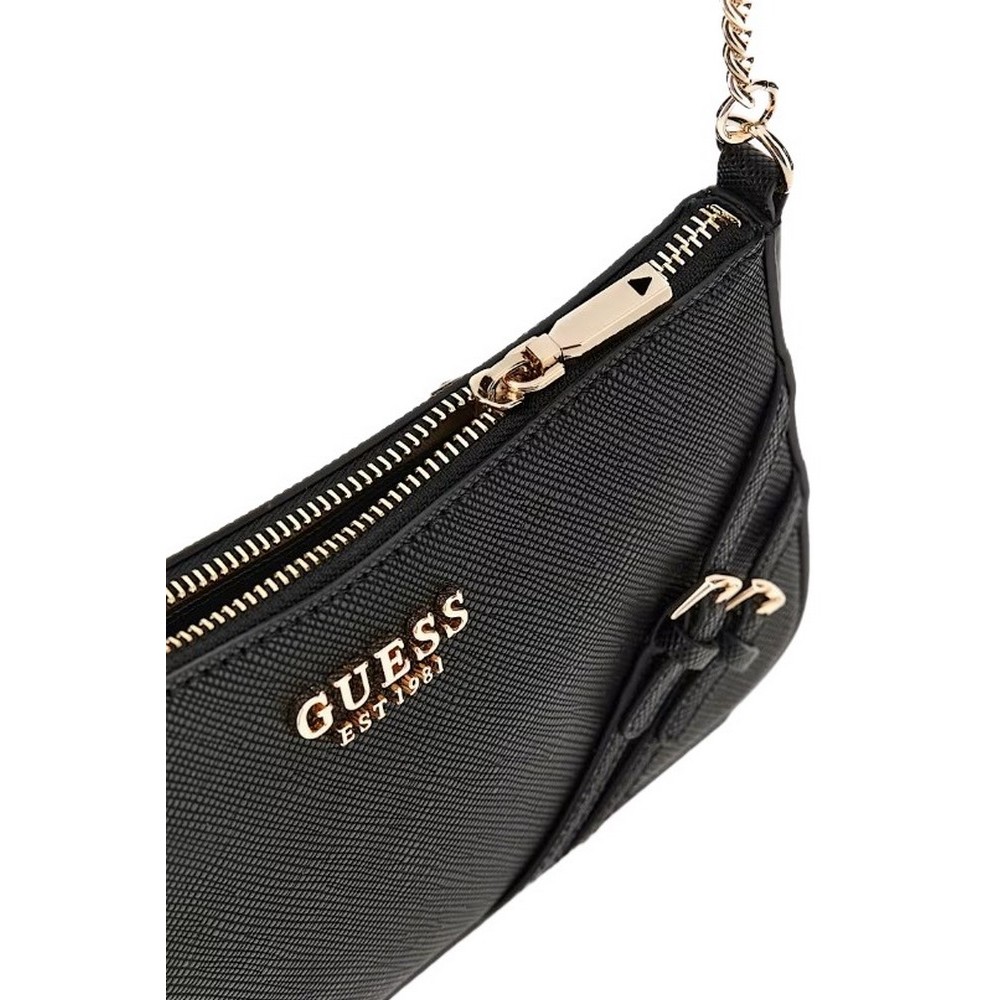 GUESS BRAMINA TOP ZIP SHOULDER ΤΣΑΝΤΑ ΓΥΝΑΙΚΕΙΑ BLACK