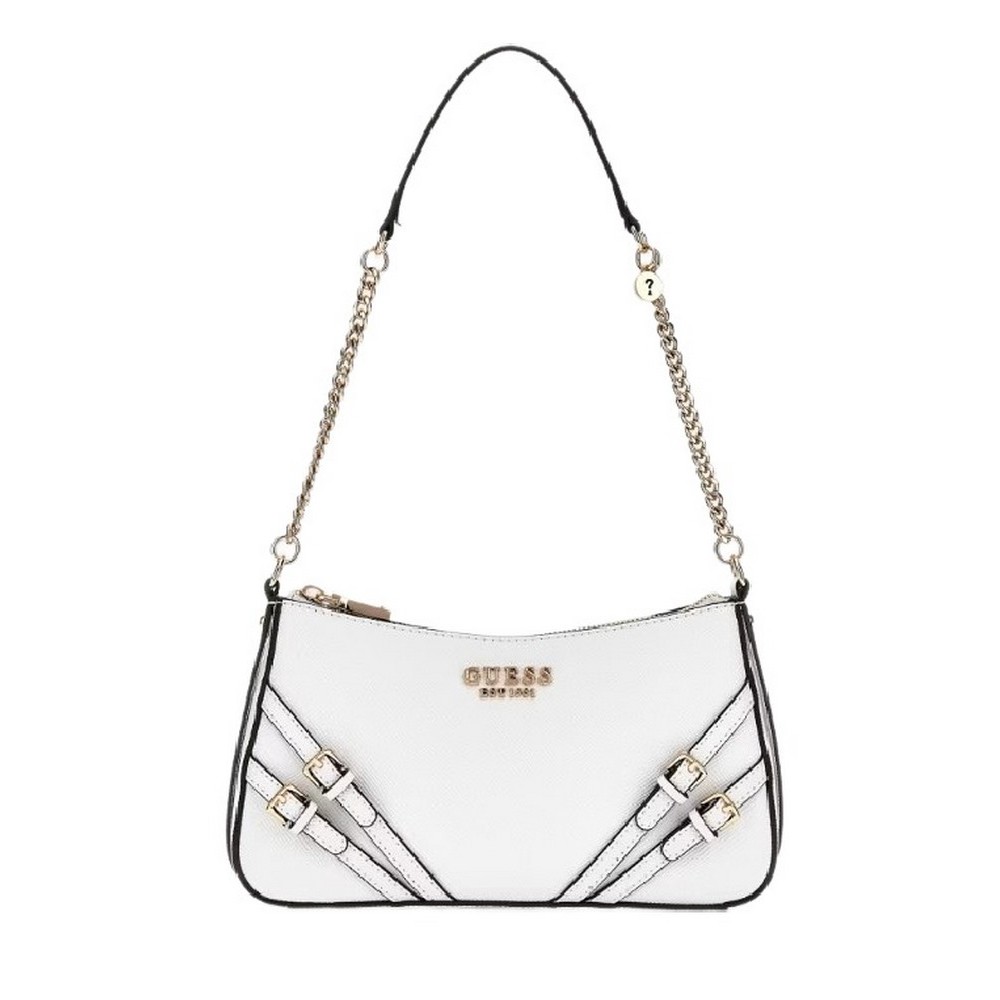 GUESS BRAMINA TOP ZIP SHOULDER ΤΣΑΝΤΑ ΓΥΝΑΙΚΕΙΑ WHITE