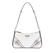 GUESS BRAMINA TOP ZIP SHOULDER ΤΣΑΝΤΑ ΓΥΝΑΙΚΕΙΑ WHITE
