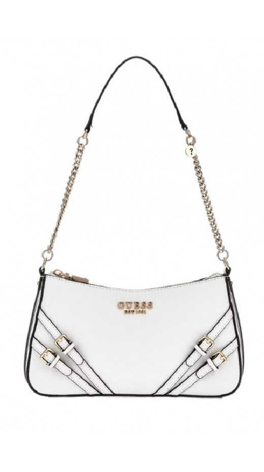 GUESS BRAMINA TOP ZIP SHOULDER ΤΣΑΝΤΑ ΓΥΝΑΙΚΕΙΑ WHITE