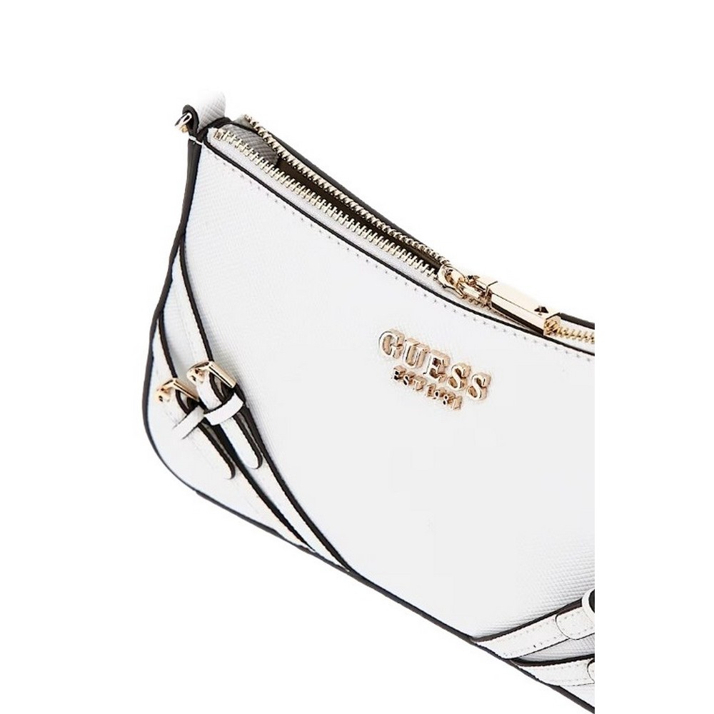 GUESS BRAMINA TOP ZIP SHOULDER ΤΣΑΝΤΑ ΓΥΝΑΙΚΕΙΑ WHITE