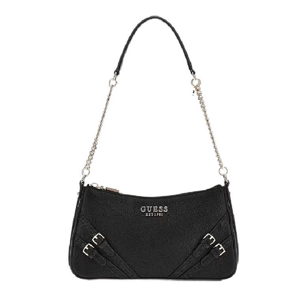 GUESS BRAMINA TOP ZIP SHOULDER ΤΣΑΝΤΑ ΓΥΝΑΙΚΕΙΑ BLACK