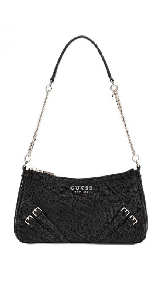 GUESS BRAMINA TOP ZIP SHOULDER ΤΣΑΝΤΑ ΓΥΝΑΙΚΕΙΑ BLACK