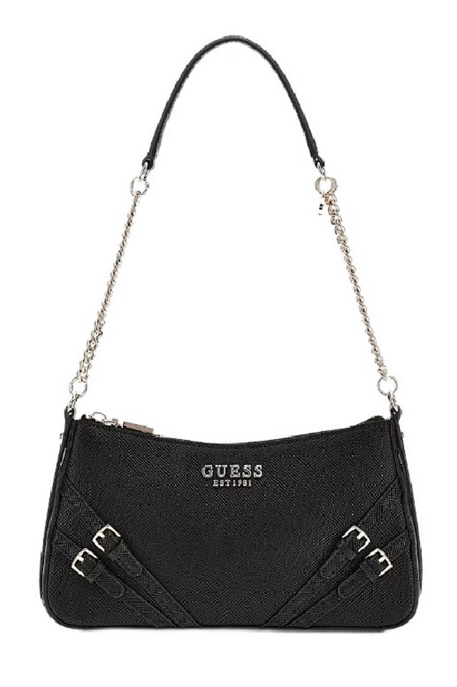 GUESS BRAMINA TOP ZIP SHOULDER ΤΣΑΝΤΑ ΓΥΝΑΙΚΕΙΑ BLACK