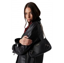 GUESS BRAMINA TOP ZIP SHOULDER ΤΣΑΝΤΑ ΓΥΝΑΙΚΕΙΑ BLACK