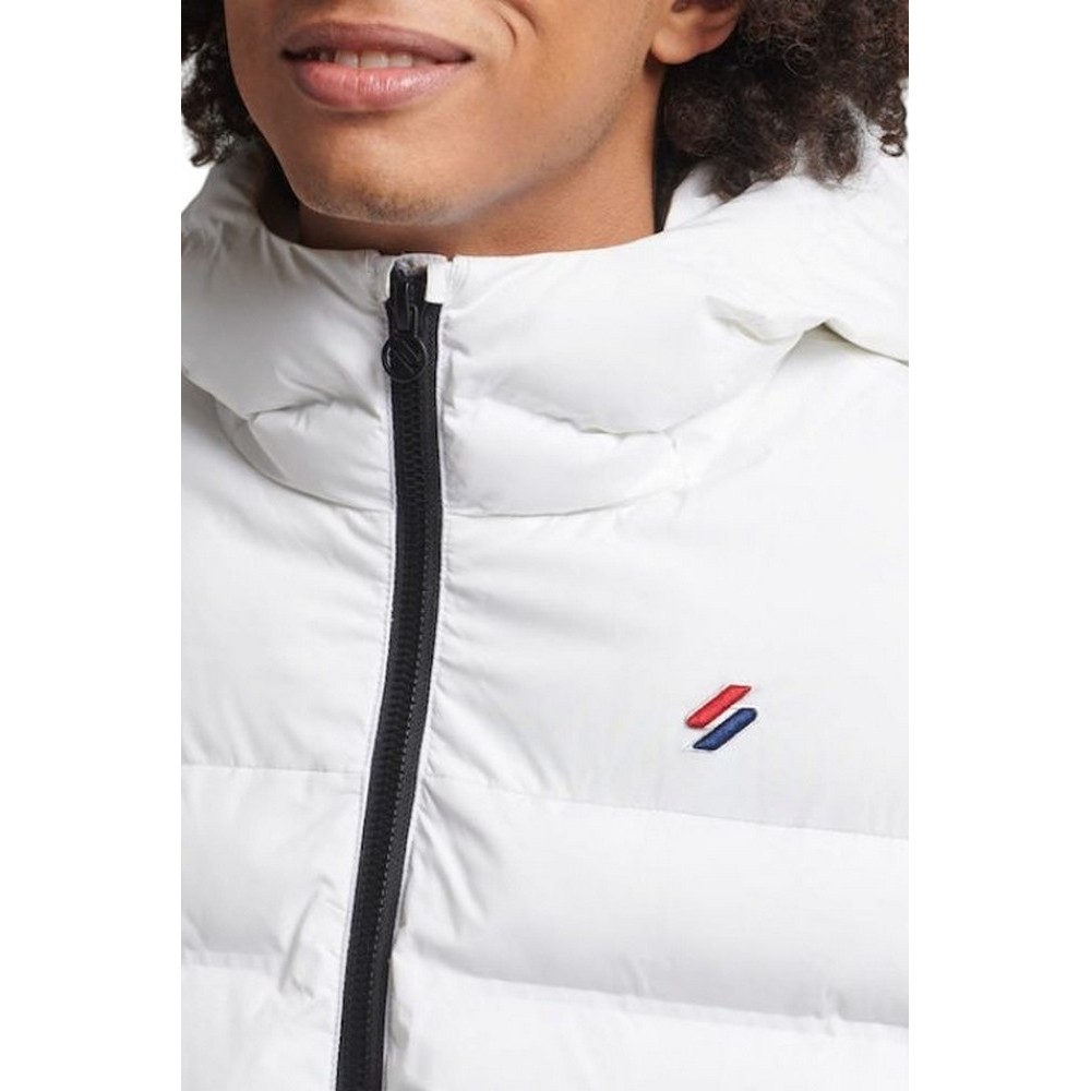 ΜΠΟΥΦΑΝ SDCD CODE ALL SEASONS PADDED JKT ΑΝΔΡΙΚΟ SUPERDRY WHITE