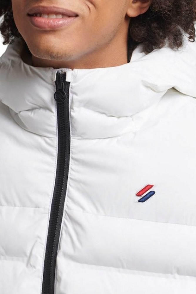 ΜΠΟΥΦΑΝ SDCD CODE ALL SEASONS PADDED JKT ΑΝΔΡΙΚΟ SUPERDRY WHITE