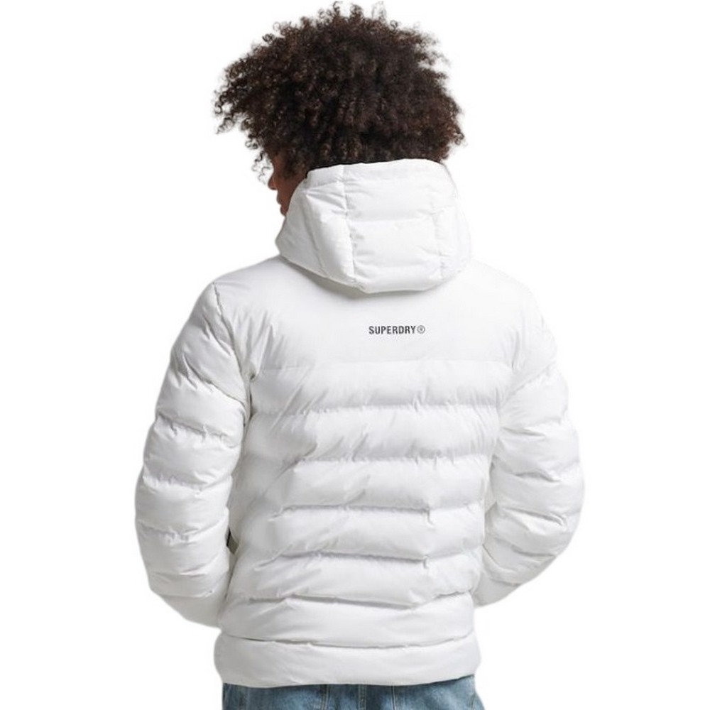 ΜΠΟΥΦΑΝ SDCD CODE ALL SEASONS PADDED JKT ΑΝΔΡΙΚΟ SUPERDRY WHITE