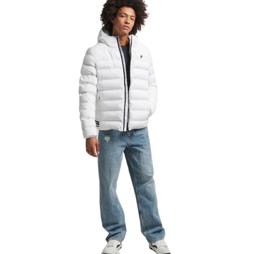 ΜΠΟΥΦΑΝ SDCD CODE ALL SEASONS PADDED JKT ΑΝΔΡΙΚΟ SUPERDRY WHITE