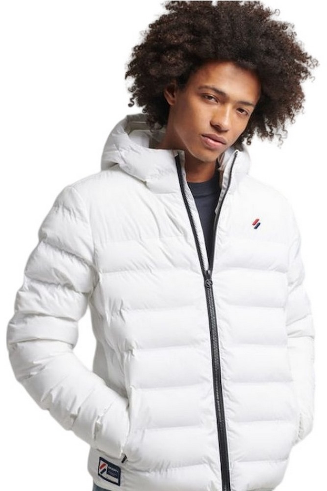 ΜΠΟΥΦΑΝ SDCD CODE ALL SEASONS PADDED JKT ΑΝΔΡΙΚΟ SUPERDRY WHITE