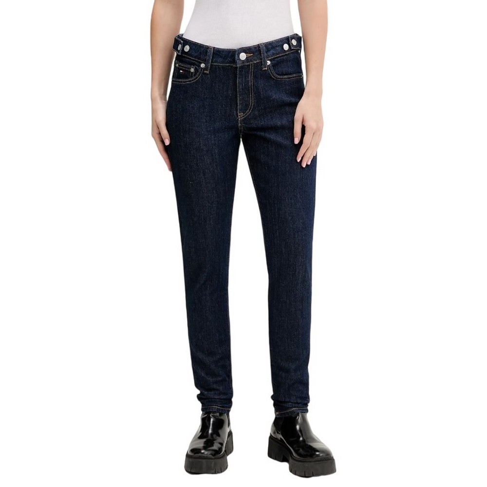 TOMMY JEANS LUCY MR SLIM TAB DI4156 ΤΖΙΝ ΠΑΝΤΕΛΟΝΙ ΓΥΝΑΙΚΕΙΟ DENIM DARK