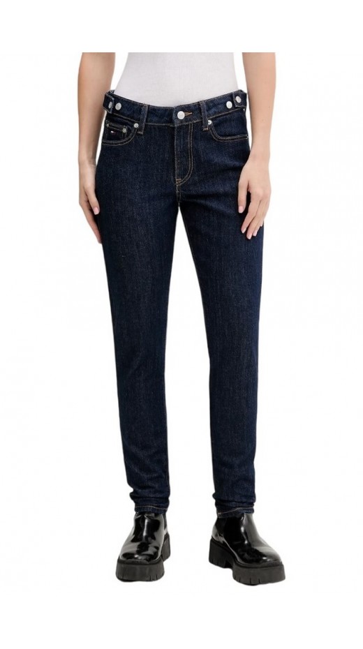 TOMMY JEANS LUCY MR SLIM TAB DI4156 ΤΖΙΝ ΠΑΝΤΕΛΟΝΙ ΓΥΝΑΙΚΕΙΟ DENIM DARK