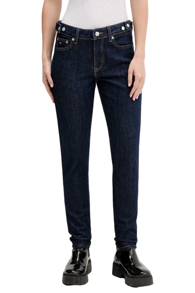 TOMMY JEANS LUCY MR SLIM TAB DI4156 ΤΖΙΝ ΠΑΝΤΕΛΟΝΙ ΓΥΝΑΙΚΕΙΟ DENIM DARK