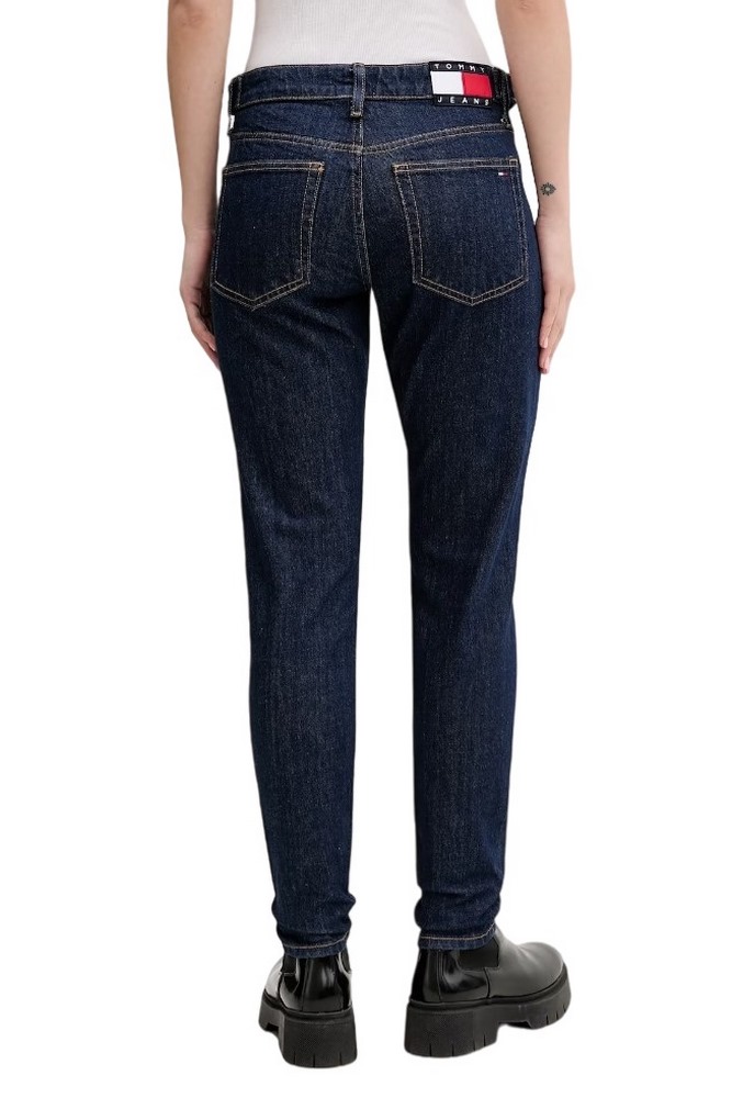 TOMMY JEANS LUCY MR SLIM TAB DI4156 ΤΖΙΝ ΠΑΝΤΕΛΟΝΙ ΓΥΝΑΙΚΕΙΟ DENIM DARK