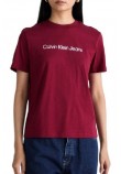 CALVIN KLEIN JEANS A INST LOGO CLASSIC TEE T-SHIRT ΜΠΛΟΥΖΑ ΓΥΝΑΙΚΕΙΑ MAGENTA