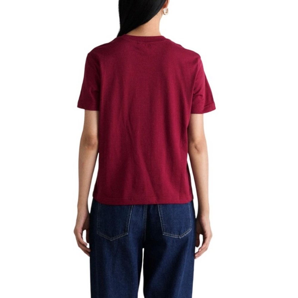 CALVIN KLEIN JEANS A INST LOGO CLASSIC TEE T-SHIRT ΜΠΛΟΥΖΑ ΓΥΝΑΙΚΕΙΑ MAGENTA