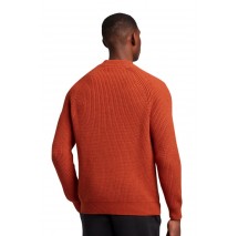 ΜΠΛΟΥΖΑ MAINRANGE SHAKER STITCH MOCK ΑΝΔΡΙΚΗ ORANGE