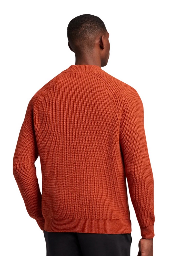 ΜΠΛΟΥΖΑ MAINRANGE SHAKER STITCH MOCK ΑΝΔΡΙΚΗ ORANGE