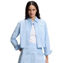 HUGO BOSS TAILORED BLOUSE EPIC B ΠΟΥΚΑΜΙΣΟ ΓΥΝΑΙΚΕΙΟ CIEL