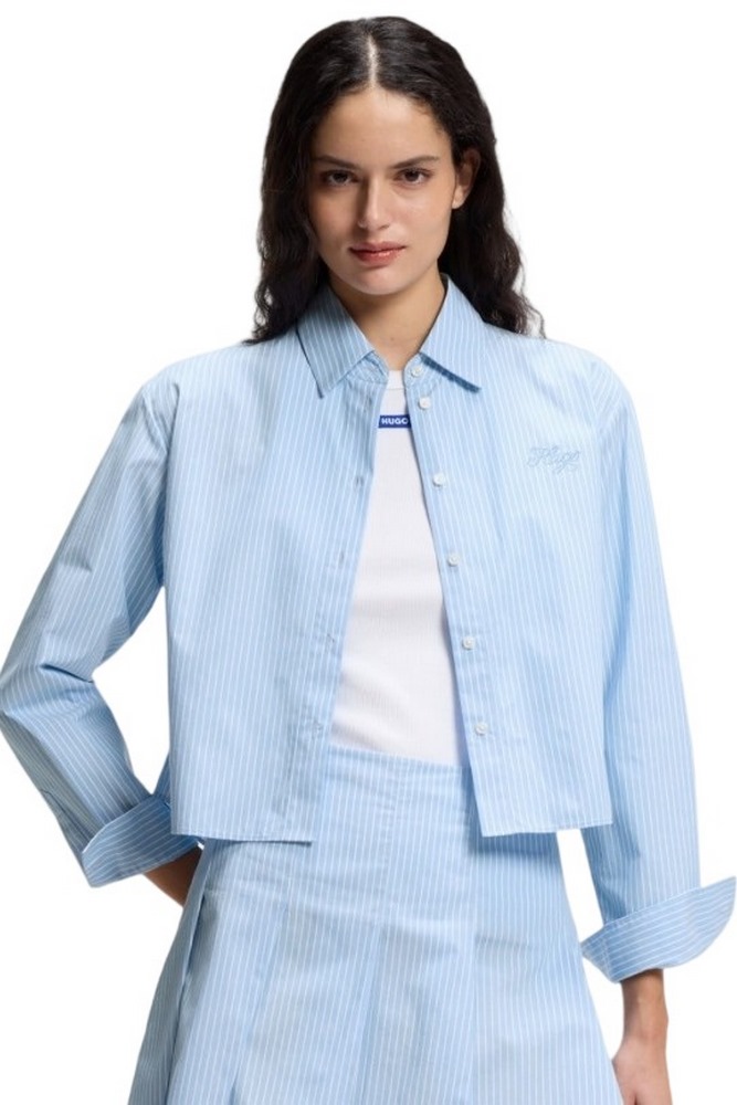 HUGO BOSS TAILORED BLOUSE EPIC B ΠΟΥΚΑΜΙΣΟ ΓΥΝΑΙΚΕΙΟ CIEL