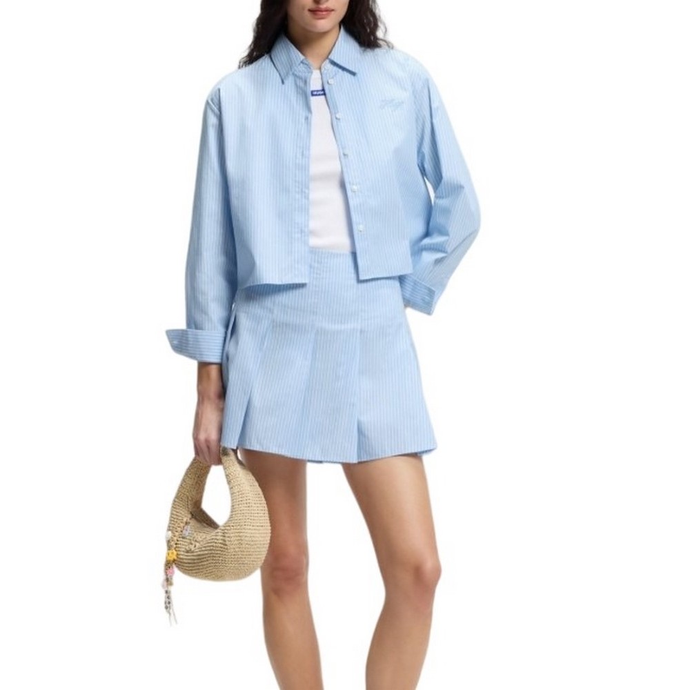 HUGO BOSS TAILORED BLOUSE EPIC B ΠΟΥΚΑΜΙΣΟ ΓΥΝΑΙΚΕΙΟ CIEL