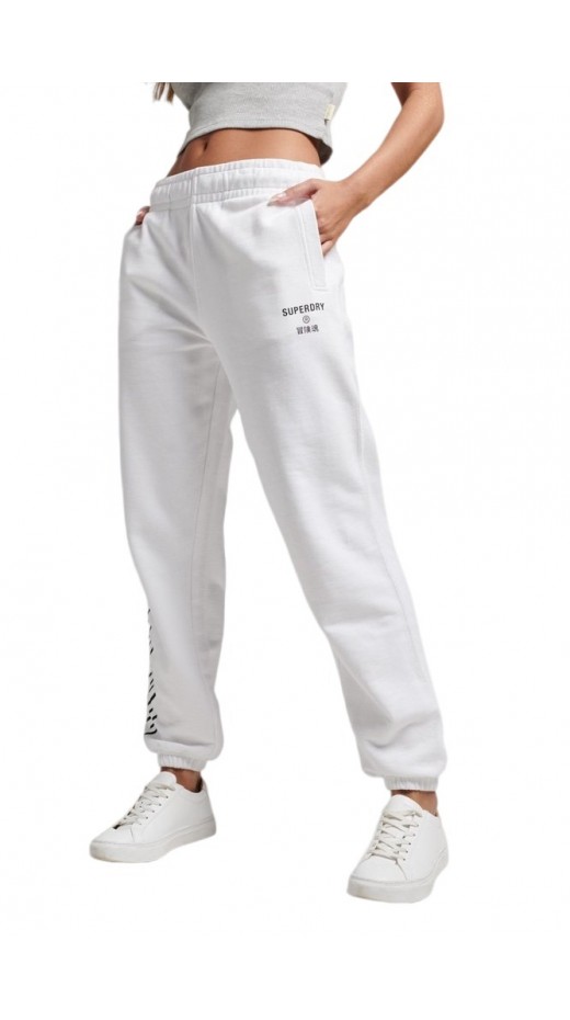 ΠΑΝΤΕΛΟΝΙ D1 CODE CORE SPORT JOGGER ΓΥΝΑΙΚΕΙΟ SUPERDRY WHITE