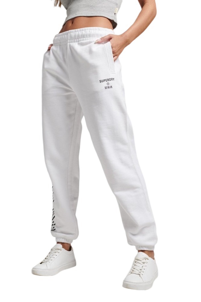 ΠΑΝΤΕΛΟΝΙ D1 CODE CORE SPORT JOGGER ΓΥΝΑΙΚΕΙΟ SUPERDRY WHITE