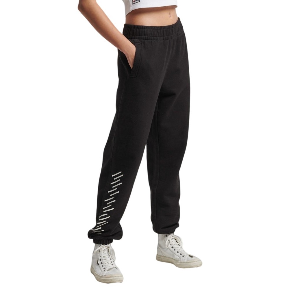 ΠΑΝΤΕΛΟΝΙ D1 CODE CORE SPORT JOGGER ΓΥΝΑΙΚΕΙΟ SUPERDRY BLACK