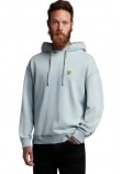 ΦΟΥΤΕΡ ESSENTIALS LS PULLOVER HOODIE  ΑΝΔΡΙΚΟ LYLE AND SCOTT MINT