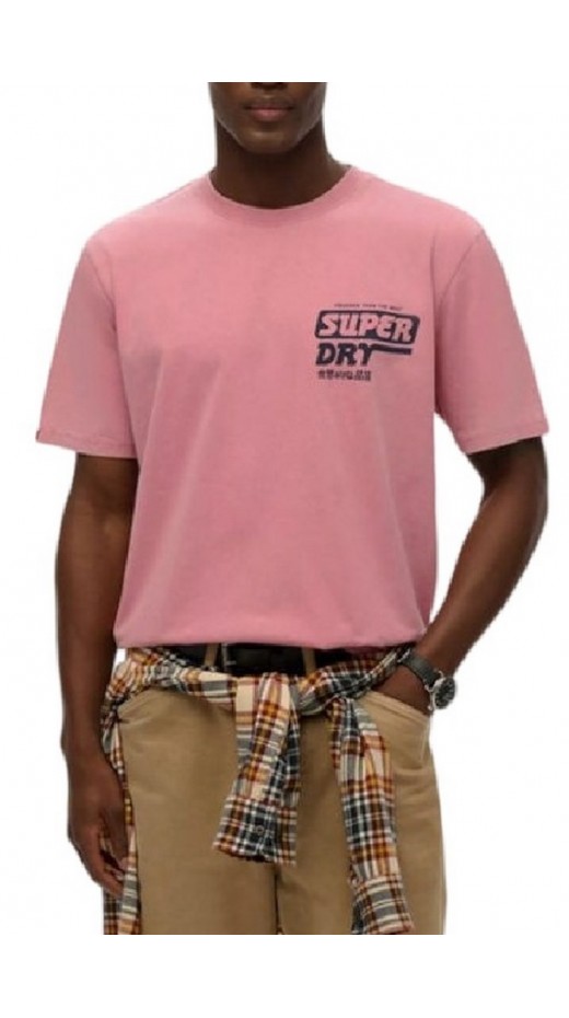 SUPERDRY D2 OVIN TRADE TOOLS LOOSE TEE T-SHIRT ΜΠΛΟΥΖΑ ΑΝΔΡΙΚΗ ROSE