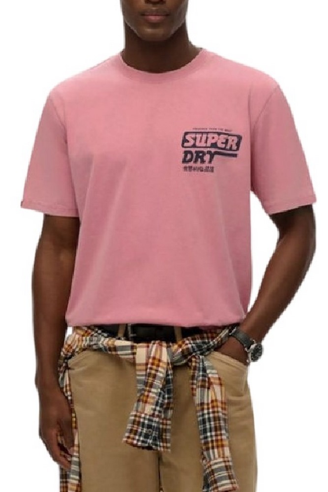 SUPERDRY D2 OVIN TRADE TOOLS LOOSE TEE T-SHIRT ΜΠΛΟΥΖΑ ΑΝΔΡΙΚΗ ROSE