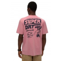 SUPERDRY D2 OVIN TRADE TOOLS LOOSE TEE T-SHIRT ΜΠΛΟΥΖΑ ΑΝΔΡΙΚΗ ROSE
