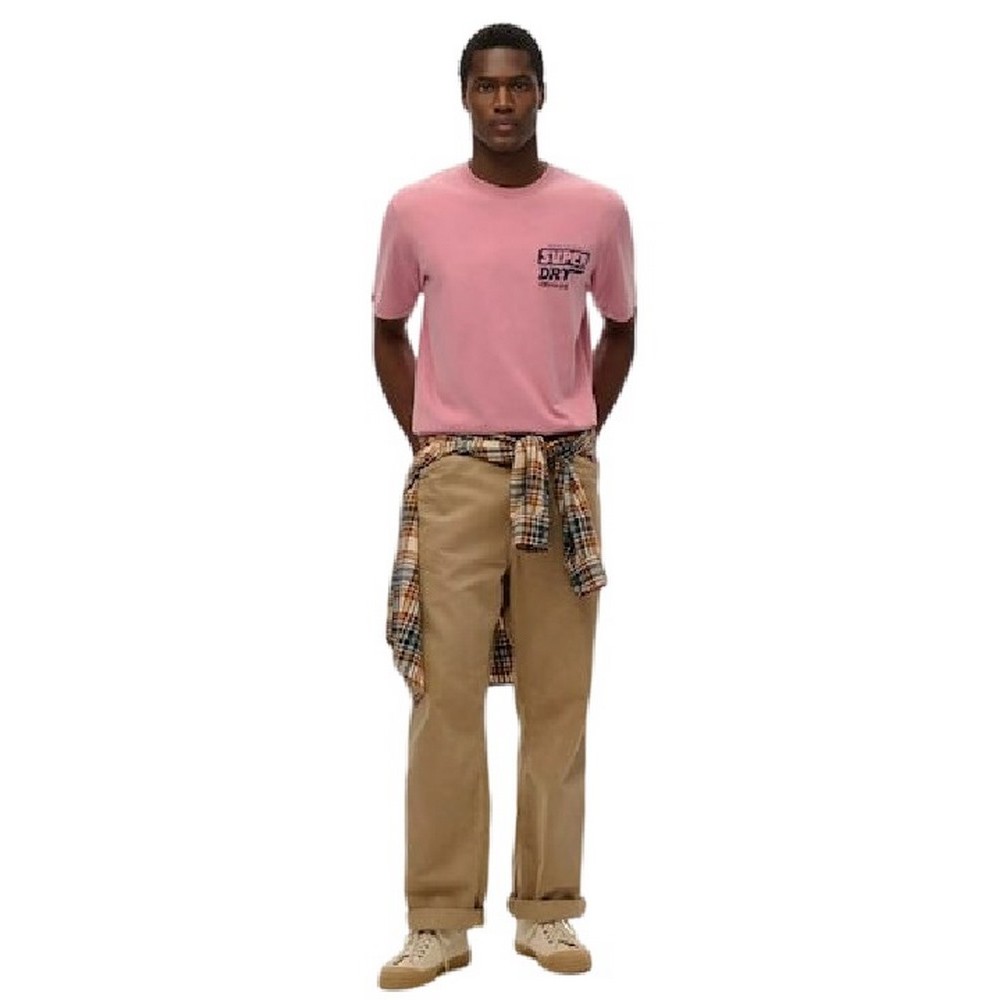 SUPERDRY D2 OVIN TRADE TOOLS LOOSE TEE T-SHIRT ΜΠΛΟΥΖΑ ΑΝΔΡΙΚΗ ROSE
