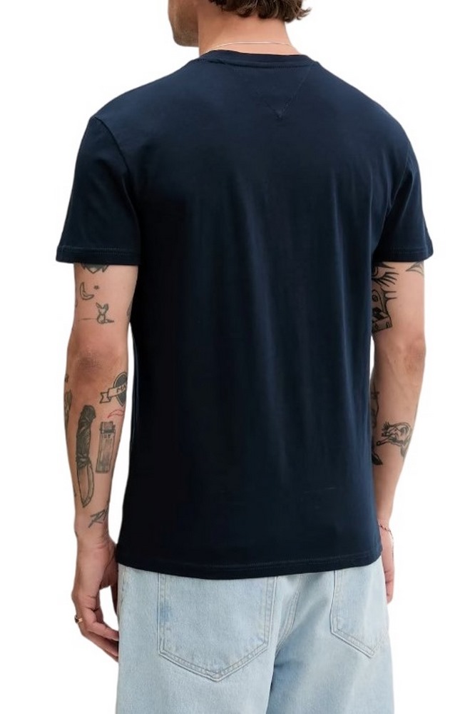 TOMMY JEANS REG RWB DNA TEE T-SHIRT ΜΠΛΟΥΖΑ ΑΝΔΡΙΚΗ NAVY
