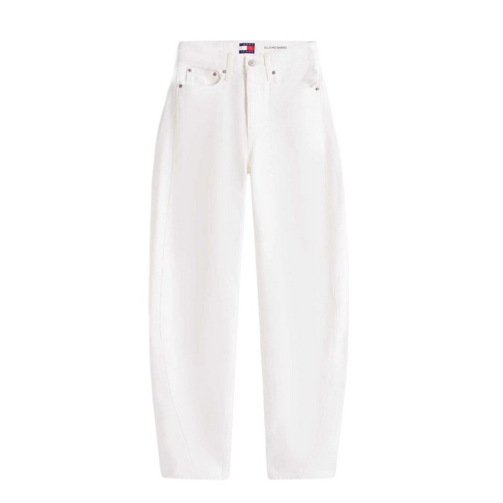 TOMMY JEANS ELLA MID BARREL CBF FLG BJ6099 ΤΖΙΝ ΠΑΝΤΕΛΟΝΙ ΓΥΝΑΙΚΕΙΟ DENIM WHITE