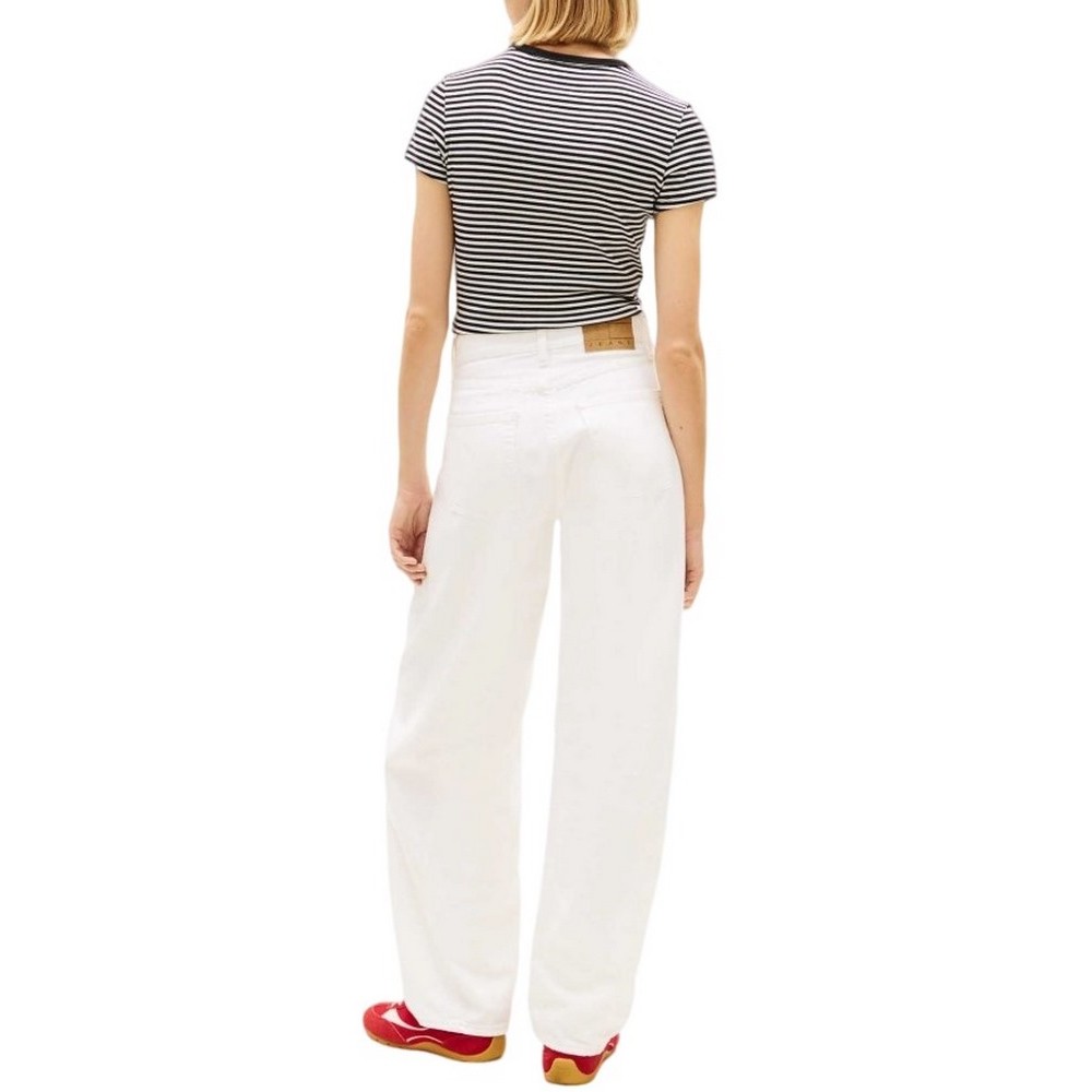 TOMMY JEANS ELLA MID BARREL CBF FLG BJ6099 ΤΖΙΝ ΠΑΝΤΕΛΟΝΙ ΓΥΝΑΙΚΕΙΟ DENIM WHITE