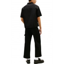 TOMMY JEANS BOXY SKATER SHIRT ΠΟΥΚΑΜΙΣΟ ΑΝΔΡΙΚΟ BLACK