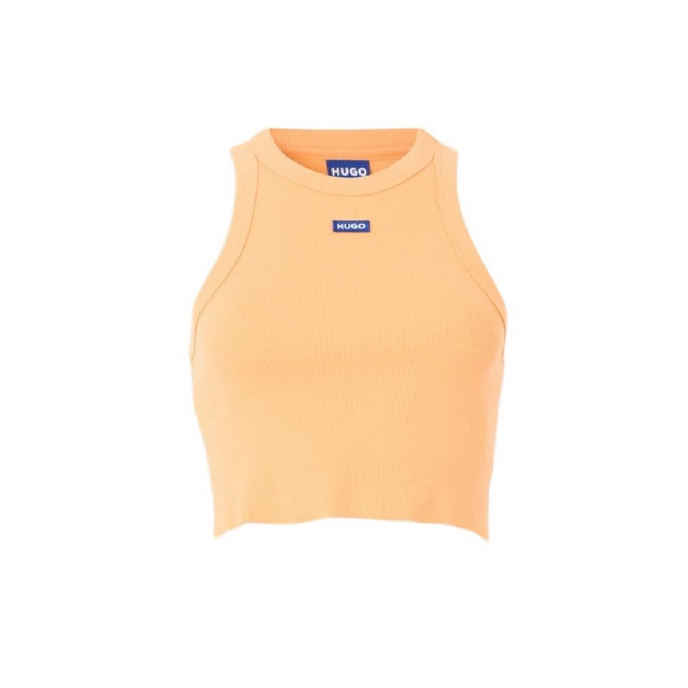 HUGO BOSS JERSEY TOP BABY TANK B ΤΟΠ ΜΠΛΟΥΖΑ ΓΥΝΑΙΚΕΙΑ ORANGE