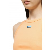 HUGO BOSS JERSEY TOP BABY TANK B ΤΟΠ ΜΠΛΟΥΖΑ ΓΥΝΑΙΚΕΙΑ ORANGE
