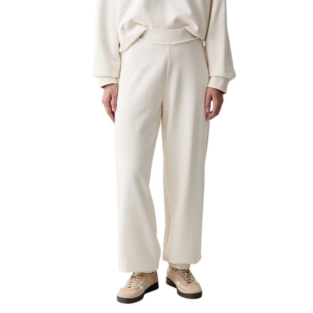 HUGO BOSS NUEMBRIE JERSEY TROUSERS ΦΟΡΜΑ  ΠΑΝΤΕΛΟΝΙ ΓΥΝΑΙΚΕΙΟ OFF WHITE