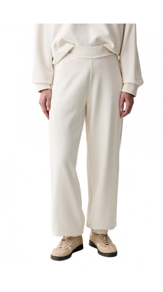 HUGO BOSS NUEMBRIE JERSEY TROUSERS ΦΟΡΜΑ  ΠΑΝΤΕΛΟΝΙ ΓΥΝΑΙΚΕΙΟ OFF WHITE