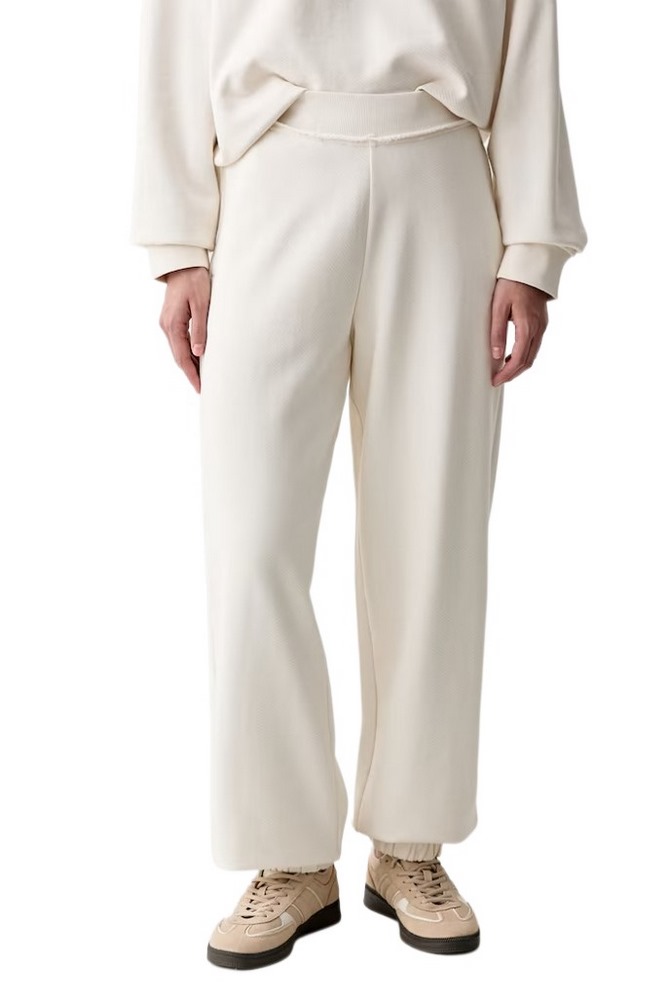 HUGO BOSS NUEMBRIE JERSEY TROUSERS ΦΟΡΜΑ  ΠΑΝΤΕΛΟΝΙ ΓΥΝΑΙΚΕΙΟ OFF WHITE