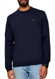 CALVIN KLEIN JEANS LS EASY MONOGRAM TEE ΜΠΛΟΥΖΑ ΑΝΔΡΙΚΗ NAVY