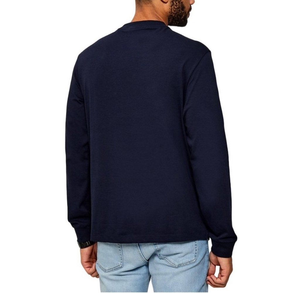 CALVIN KLEIN JEANS LS EASY MONOGRAM TEE ΜΠΛΟΥΖΑ ΑΝΔΡΙΚΗ NAVY