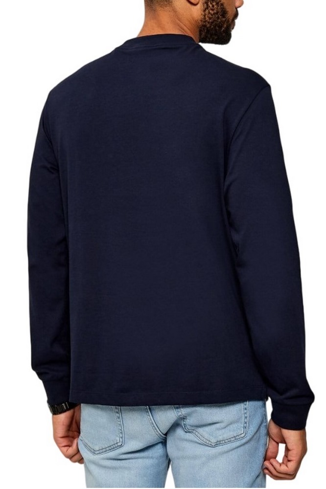 CALVIN KLEIN JEANS LS EASY MONOGRAM TEE ΜΠΛΟΥΖΑ ΑΝΔΡΙΚΗ NAVY
