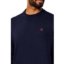 CALVIN KLEIN JEANS LS EASY MONOGRAM TEE ΜΠΛΟΥΖΑ ΑΝΔΡΙΚΗ NAVY